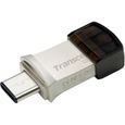 Clé USB Transcend JetFlash 890 TS128GJF890S argent 128 Go USB 3.1, USB-C™ 1-2
