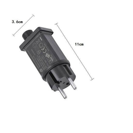 Transformateur 12V 2A IP44 Pour Guirlandes LED & Décorations Gonflables - Alimentation étanche Extérieure