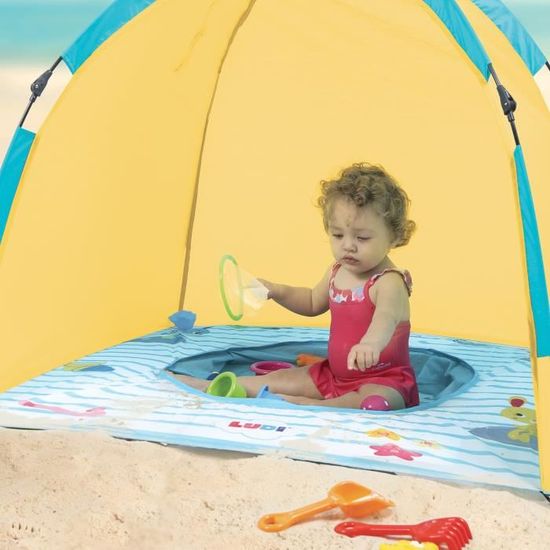 LUDI - Piscine Pop-Up ultifonction pour Bébé - Avec Tente Anti UV 50 LUDI - Piscine Pop-Up ultifonction pour Bébé - Avec Tente Anti UV 50