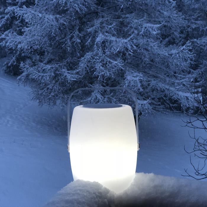 LUMISKY Lampe musicale d'extérieur avec haut parleur 21 x 21 x 31 cm
