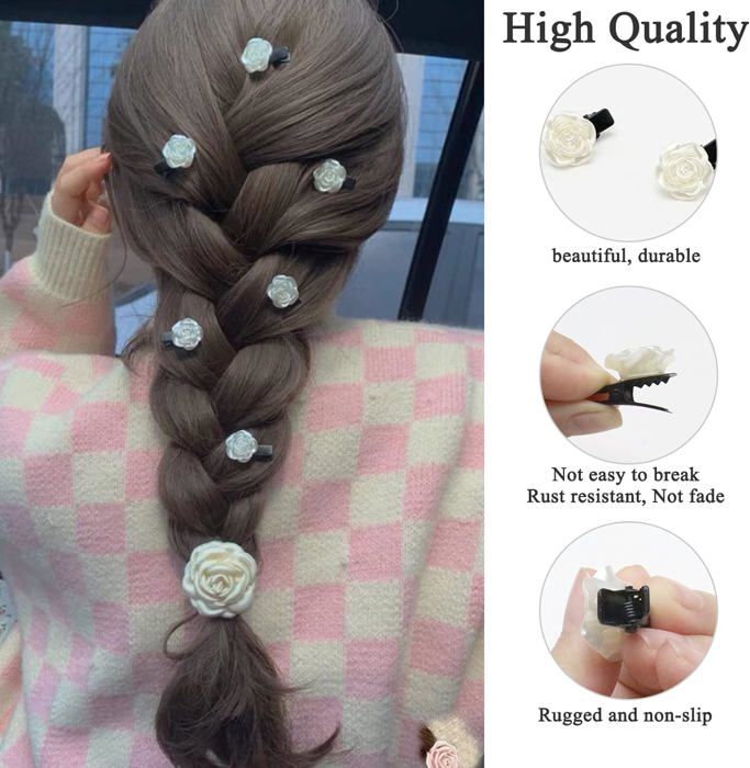 Lot de 6 pinces à cheveux - rose - Kiabi - 2.50