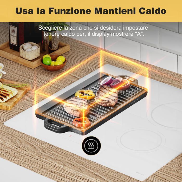 Plaque Induction Encastrable 4 Feux Fiche Avec Prise, Plaque De Cuisso