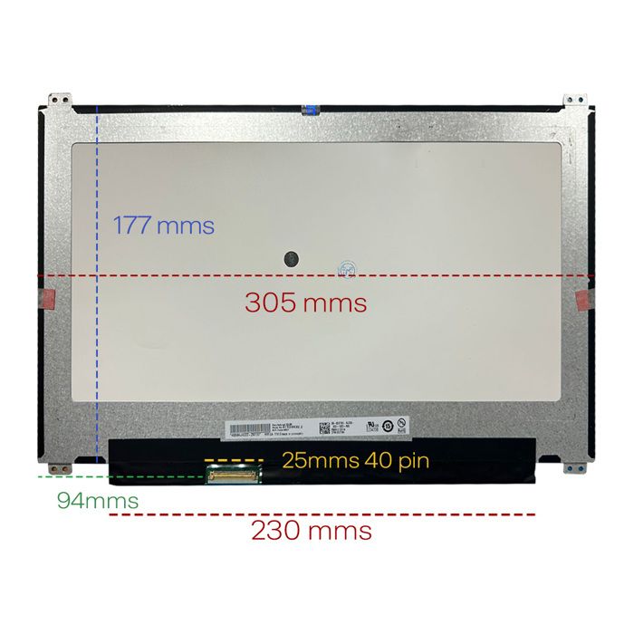 Schermo LED 15.6" Per DELL Latitude E5570 – 1920x1080 30 Pin, EDP, Nuovo Con Garanzia 12 Mesi