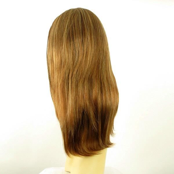 Perruque Avec Bandeau - Châtain Cuivré Méché Blond Clair - Synthétique - Neuve Avec étiquettes
