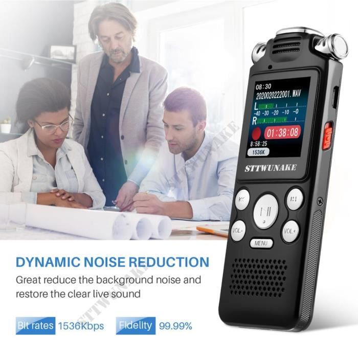 Mini Enregistreur Vocal USB Stylo 32 Go – Dictaphone HD Discret Pour Réunions, Interviews Et Cours