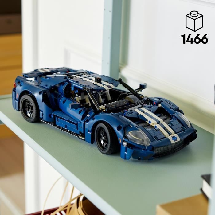 LEGO® Technic 42154 Ford GT 2022, Maquette de Voiture pour Adultes, Échelle  1:12, Niveau Avancé - Cdiscount Jeux - Jouets