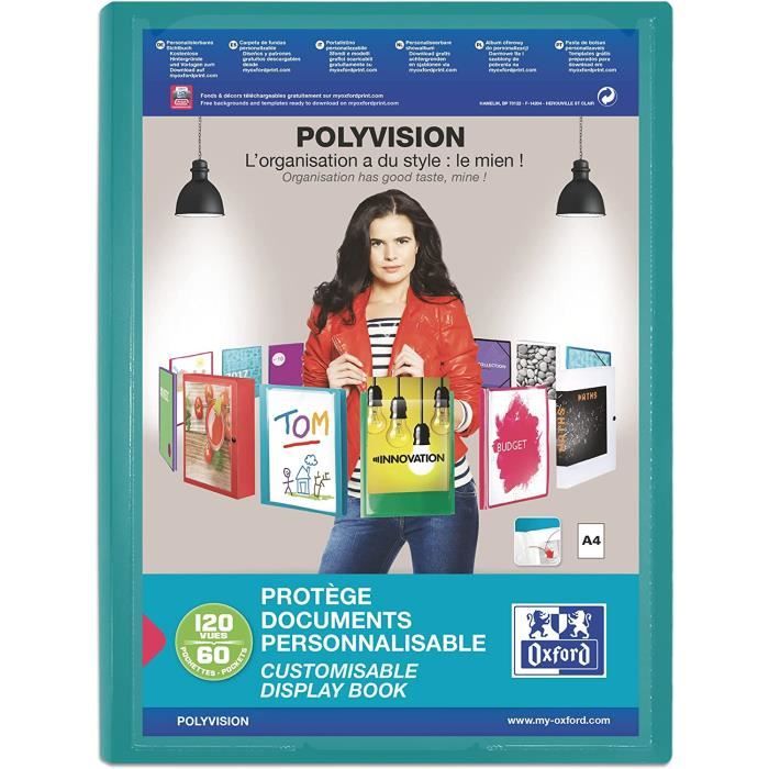 OXFORD Protège-documents POLYVISION 120 vues