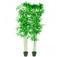 *HOME3458Elégant - Lot de 2 bambous artificiels Plante artificiel Déco. Interieur - Fleur Artificielle Exterieur Décoration Maison &-3