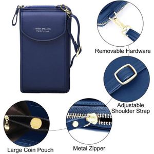 Sac à Bandoulière Portefeuille De Téléphone Portable En PU For Women And Students P 35696762