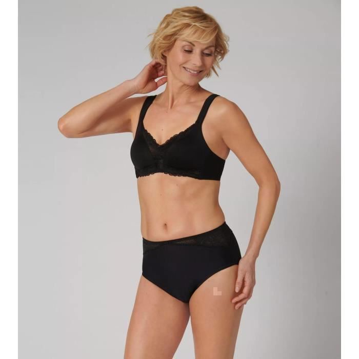 Soutien-gorge dentelé coton femme Triumph Modern N black 115 A