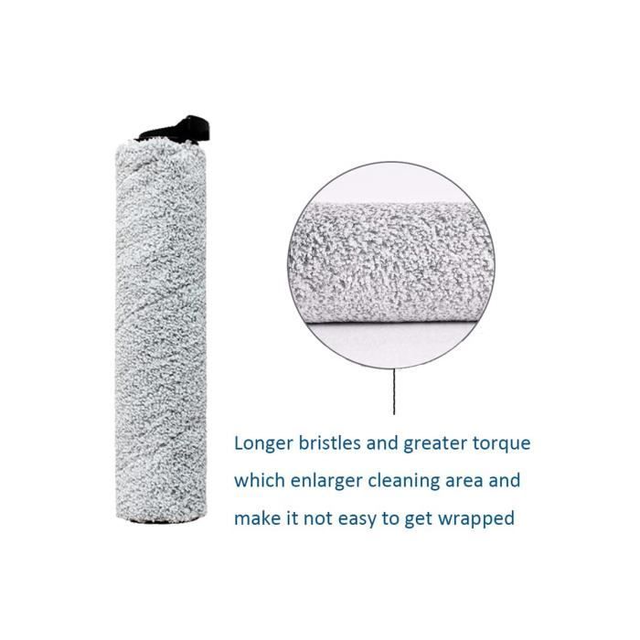 Kit De Rechange Pour Aspirateur Tineco IFloor Y2 - 1 Brosse Rouleau + 1 Filtre, Compatible Aspirateur Sec/Humide