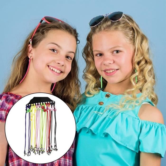 Cordon Lunettes Corde Lunettes pour enfants 12Pcs R glable