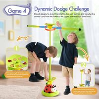 ZGDEIWGF Pack De 5 Boomerangs En EVA – Jouets D’extérieur Pour Enfants, Jeux De Lancer Interactifs Parent-enfant, 24 Cm, Couleurs Vives
