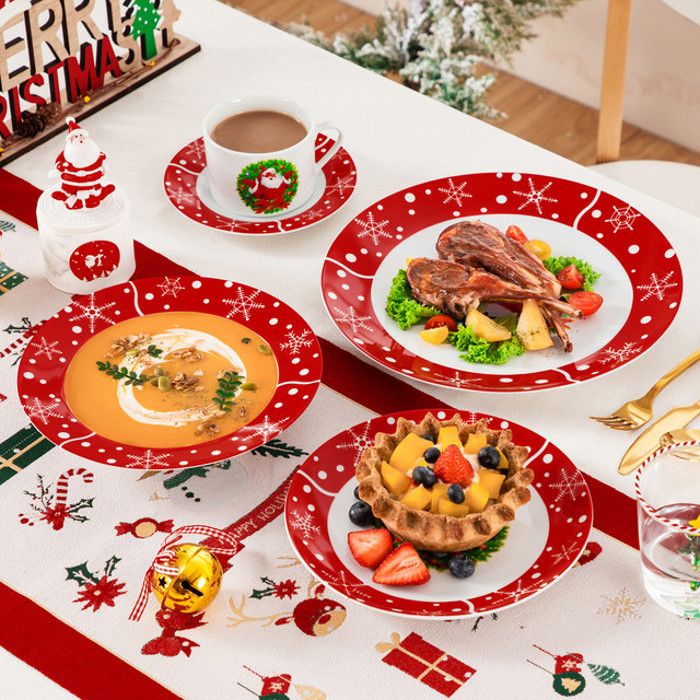 Lot De 6 Tasses Et Soucoupes Traditionnelles En Porcelaine Blanche - Passe Au Lave-vaisselle Et