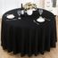 Nappe Ronde Couleur Unie 260cm Hotel Mariage Ceremonie Tissu De Table Impermeable Nappe De Table En Jacquard Noir Achat Vente Nappe De Table Cdiscount