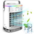 climatiseur mobile Climatiseur Portable, Hisome Refroidisseur d'air 5 en 1, Purificateur d'humidificateur Diffuseur d'arôm193