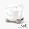 CAT IT Fontaine à eau automatique pour chat - 2,5 L - Blanc-0