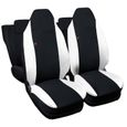 Lupex Shop Housses de siège auto compatibles pour Aygo Noir Blanche-0