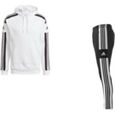 Jogging Polaire Homme Adidas - Blanc et Noir - Respirant - Multisport - Manches longues-0