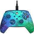 Manette filaire PDP Glitch Green pour Xbox séries/One-0