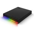 SEAGATE Disque dur 2 To FireCuda Gaming HDD + customizable RGB - Compatible Razer Chroma-0