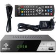 Décodeur TNT HD STAR BOX - DVB-T2 Réception de qualité, enregistrement programme, chaînes gratuites H.265-0