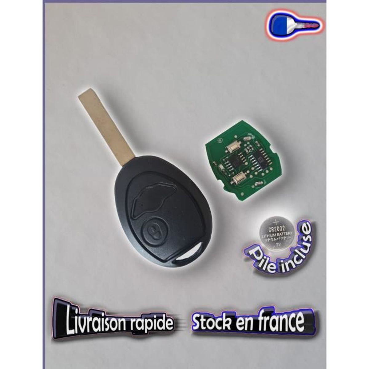 Coque de protection en silicone pour voiture MINI clé télécommande MC, 4,70  €