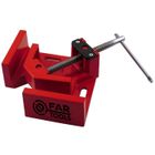 PROVENCE OUTILLAGE FARTOOLS PRO - Etau d'angle en acier avec manivelle - Rouge - 150515