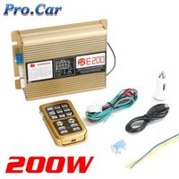 1 boîte électrique PC 200W - Sirène pour voiture, 400W, 15 sons, 12V, Kit électronique d'urgence, sirène de P