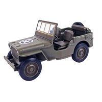 Voiture miniature Jeep militaire 1/40
