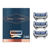 KING C. GILLETTE Lames de rasoir Cou x3