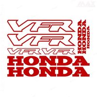 9 stickers VFR 1994 - 1999 – ROUGE FONCE – sticker HONDA VFR - HON403