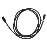 vhbw Câble de rallonge USB-C pour tablette, Notebook - Câble, noir, 150 cm
