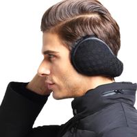 Lot De 2 Cache-Oreilles Hiver Chauds – Protecteurs Doux Anti-Vent Pour Homme Femme