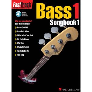 PARTITION FastTrack - Bass 1 - Songbook 1, Recueil + CD pour Guitare basse en Anglais édité par Hal Leonard Europe référencé : HLE00697289