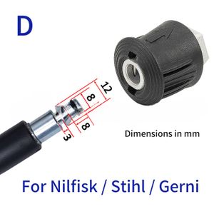 Adaptateur Quick-Click M22x1.5 Pour Tuyaux Kärcher - 108mm, Laiton, Compatible K2 K3 K4 K5 K6 K7