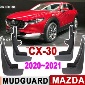 Plaquette anti-coup de pied de porte en fibre de carbone de voiture pour  Mazda Cx-30 2019 2020