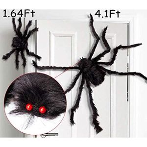 Chevelu araignée géante 50 cm Halloween Horreur Décoration