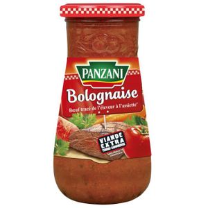 SAUCE PÂTE ET RIZ PANZANI Sauce bolognaise - 500 g