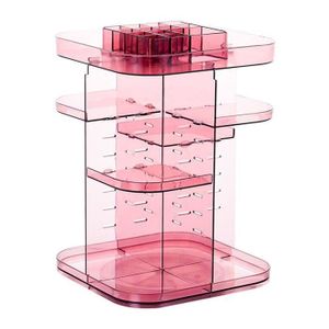 /Étag/ère de Rangement Multi couche acrylique maquillage rouge /à l/èvres organisateur organisateur cosm/étique transparent maquillage vernis /à ongles support de rack support de stockage bo/îte plateau plat