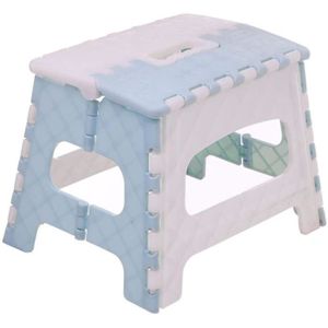 XUENI Tabouret Pliant Portable r/églable t/élescopique Tabouret Tabouret Pliant ext/érieur pour randonn/ée Camping P/êche Chasse T/élescopique Tabouret en Plastique Pliable Chaises De Camping Blue
