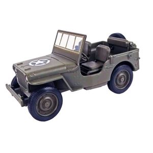 VOITURE - CAMION Voiture miniature Jeep militaire 1/40