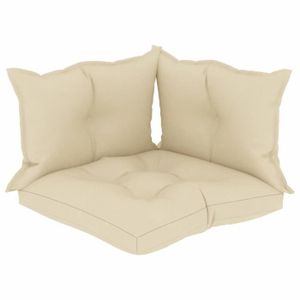 coussin de plancher de palette coton matelas de sol 120x40x7 cm taupe dec021815 cdiscount maison