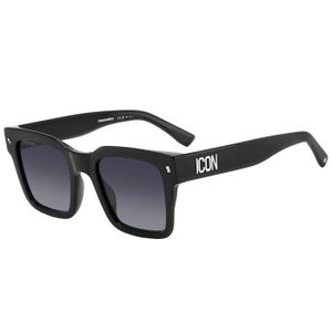 LUNETTES DE SOLEIL Dsquared2 ICON 0010/S 51/22/145 Black/Grey Shaded acétate homme ICON 0010/S