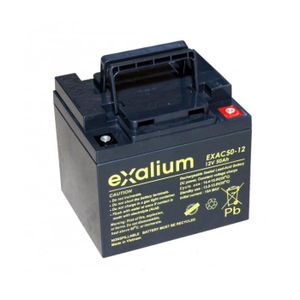 BATTERIE VÉHICULE Batterie plomb Exalium 12V 50Ah EXAC50-12