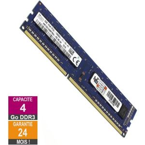 MÉMOIRE RAM Barrette Mémoire 4Go RAM DDR3 Hynix HMT451U6BFR8A-