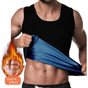 T-SHIRT MAILLOT DE SPORT Débardeur de Sudation pour Homme Gilet de Minceur Fitness T-Shirt Effet Sauna Sport Body Shaper