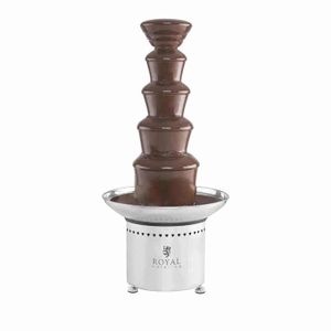 FONTAINE A CHOCOLAT Fontaine à chocolat électrique - ROYAL CATERING - RCCF-65W4 - 5 étages - 6kg - écoulement doux du chocolat