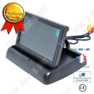 5" LCD Écran Moniteur Ventouse Support Pour Verre De Pare Brise Voiture Auto Pour Caméra De Recul Magnétoscope DVD
