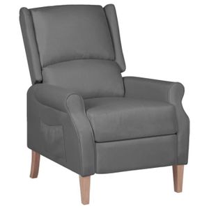 FAUTEUIL UU Fauteuil inclinable Gris clair Tissu 71x90,5x10